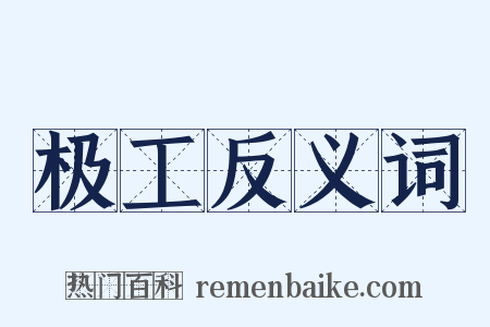 极工反义词是什么意思的图片